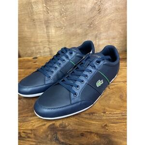 Lacoste Nivolor 0721 1 P CMA Mens Leather Sneakers Navy Green 7-41CMA00582S3